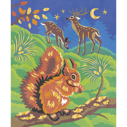 Painting By Numbers Watercolour - Forest Animals