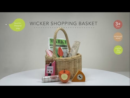 Wicker Shopping Basket