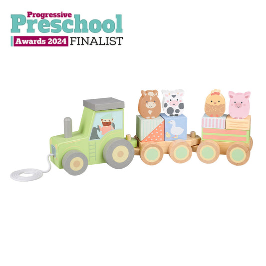 Farmyard Animal Puzzle Tractor
