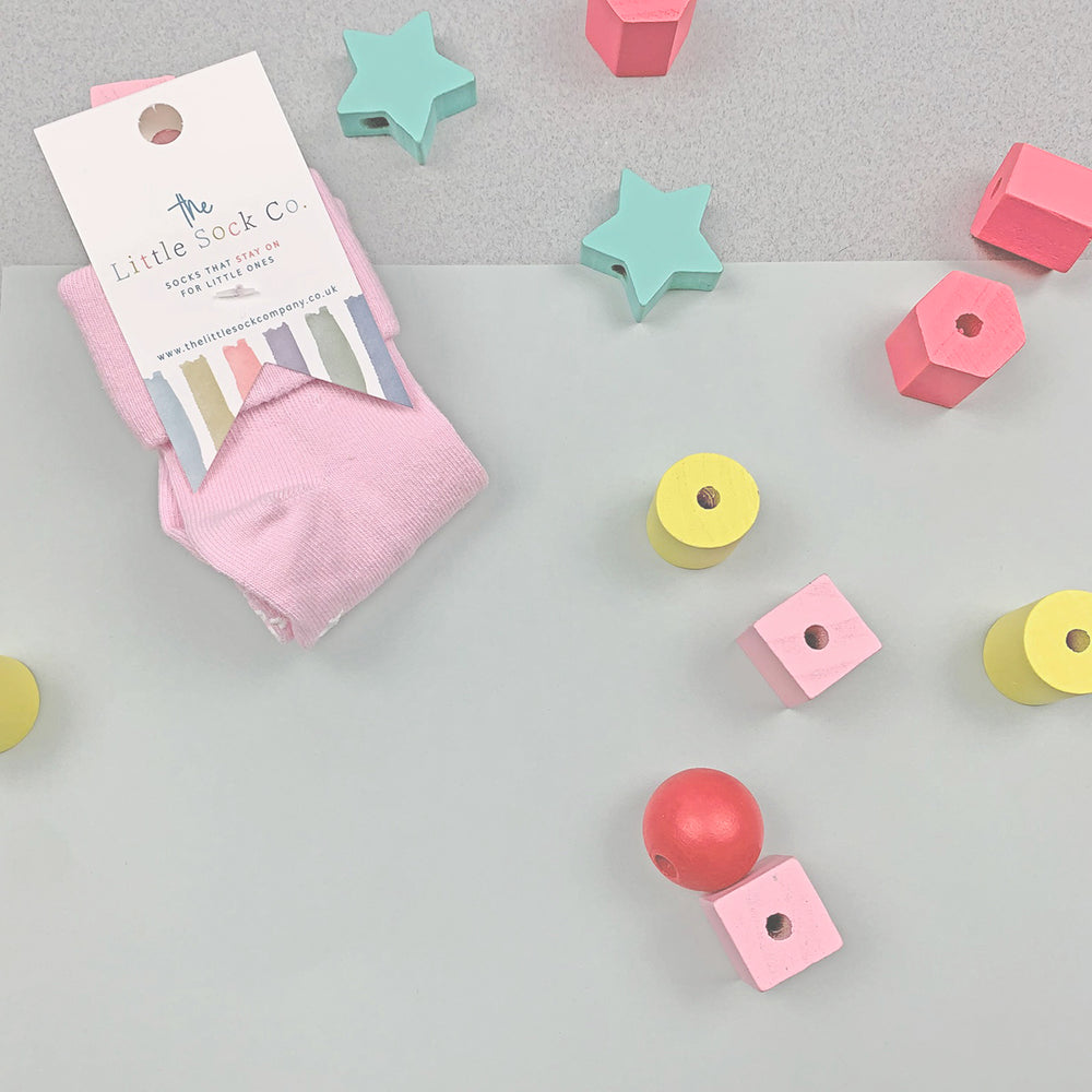 Stay-On Non-Slip Socks - Fairy Tale Pink