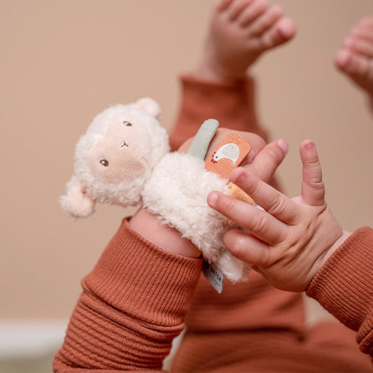 Little Farm Sheep Wrist Rattle