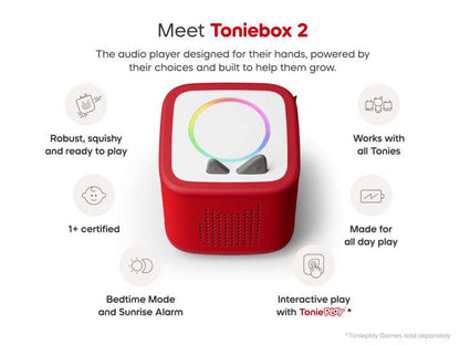 Toniebox 2 Sunset Red