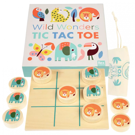 Wooden Tic-Tac-Toe