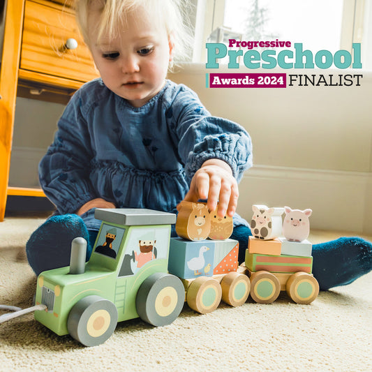 Farmyard Animal Puzzle Tractor